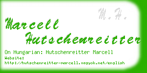 marcell hutschenreitter business card